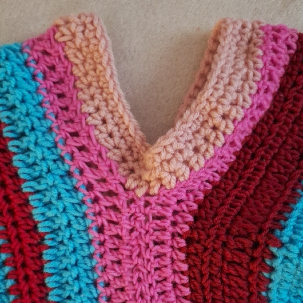 Colorful V-Neck Sweater